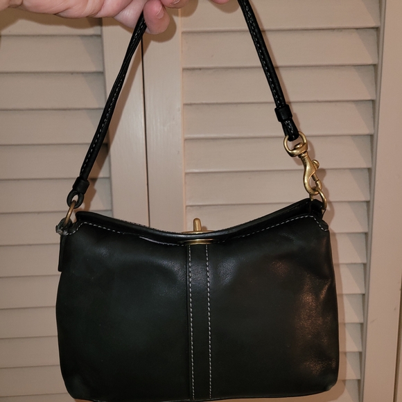 Vintage Coach Mini Turnlock Black - Picture 3 of 9